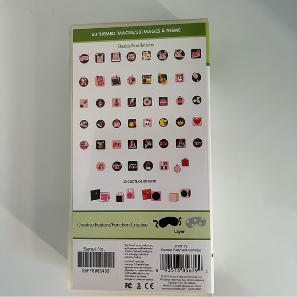 Cricut Lite SLUMBER PARTY shape - Picture 3 of 16